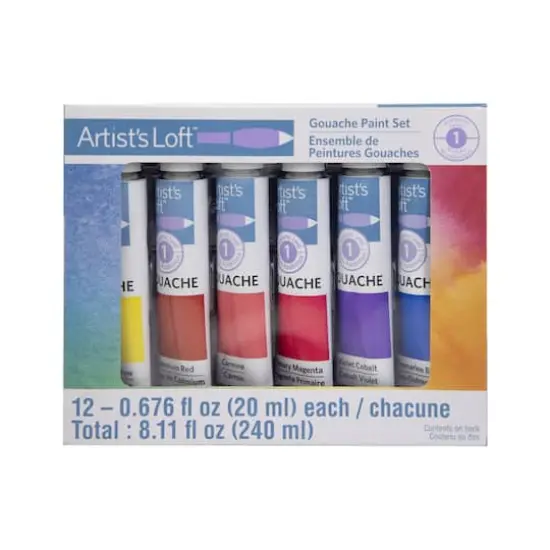 12 Color Gouache Paint Set by Artist's Loft&trade; {7}