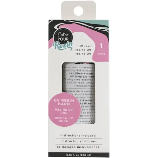 Color Pour 6.76oz. Hard UV Resin, 3ct. {1}