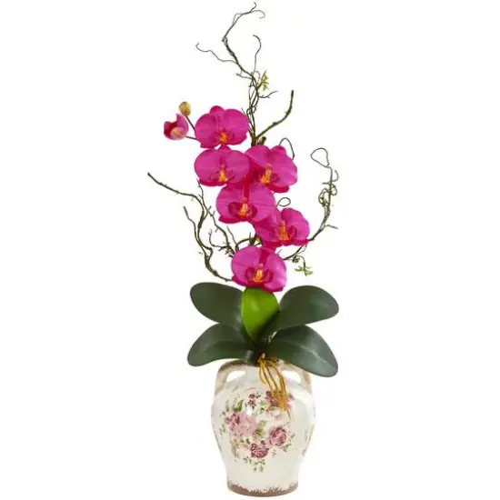 2.5ft. Moth Orchid & Twig Arrangement in Floral Jar {2}