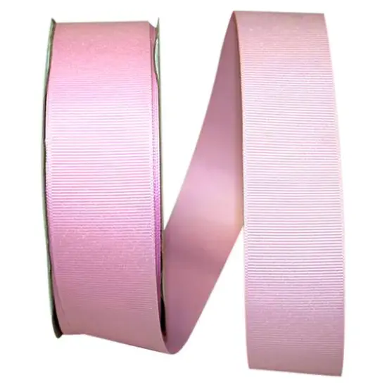 Reliant 1.5" x 50yd. Grosgrain Solid Ribbon Light Pink {1}