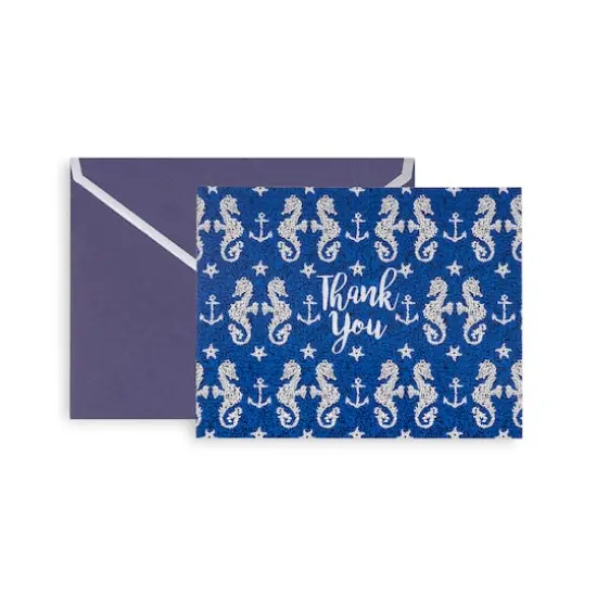 Vera Bradley&reg; Seahorse of Course Thank You Cards & Envelopes, 10ct. {1}