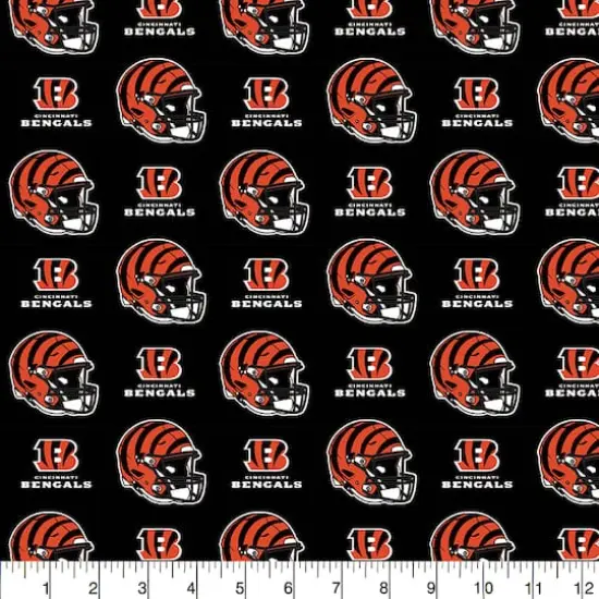 NFL Cincinnati Bengals Cotton Fabric {3}