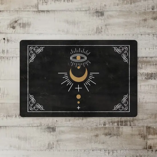 Eye Moon Boarder 1 27" x 18" Floor Mat {3}