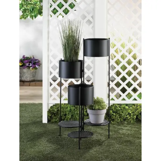 3ft. Barrel Bucket 3-Tier Plant Stand {3}