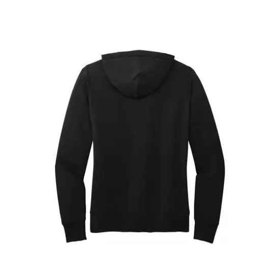 Port & Company&reg; Hooded Pullover Ladies Core Fleece Sweatshirt Jet Black {4}