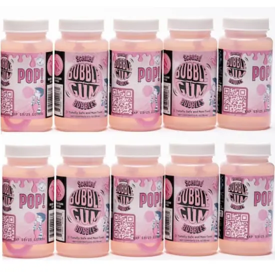 Atomic Bubbles 4oz. Bubble Love Bubblegum Scented Bubbles, 10ct. {1}