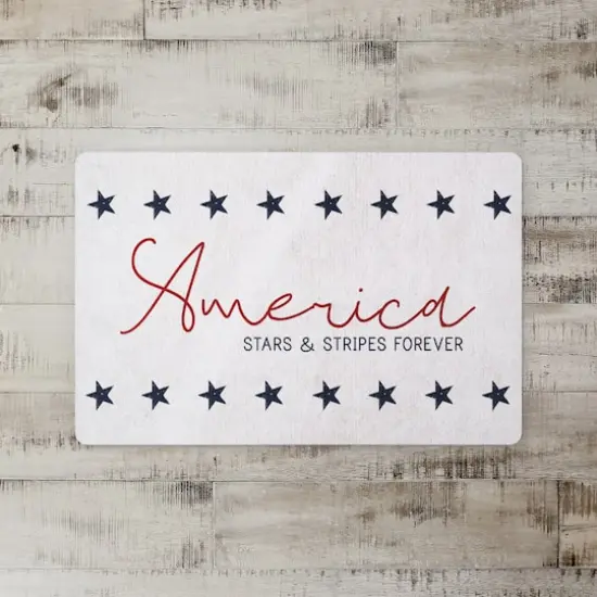 America Stars & Stripes Forever Floor Mat {3}