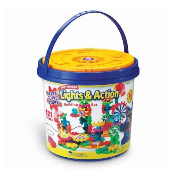 Learning Resources&reg; Gears! Gears! Gears! Lights & Action Building Set {1}