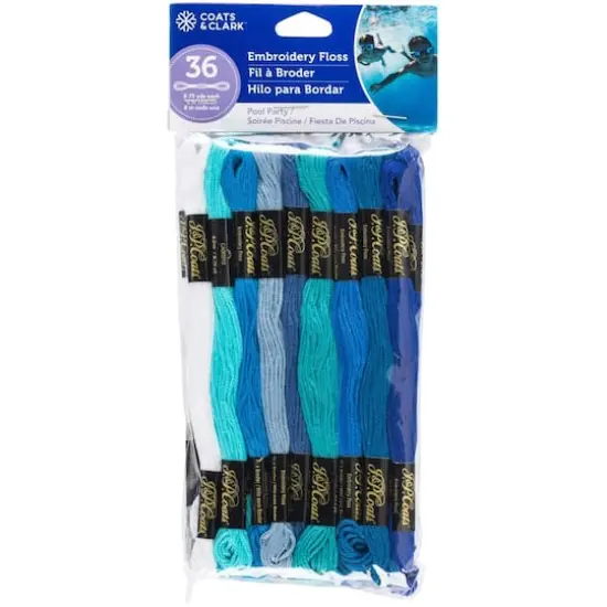 Coats & Clark 6-Strand Embroidery Floss Value Pack, Pool Party {1}