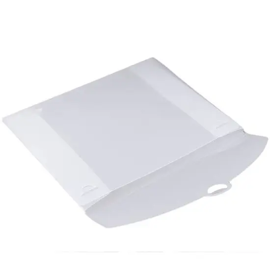 JAM Paper Clear Frosted 6.5" x 9.5" Plastic Portfolio {5}