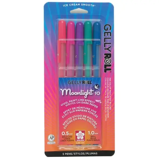 Gelly Roll® Moonlight® 10 Bold Point Gel Pen 5 Color Set, Dusk {1}