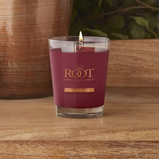 Root Candles 10.5oz. Large Scented Honeycomb Veriglass Jar Candle Spiced Orchard {3}