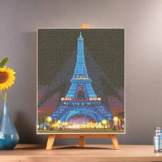 Sparkly Selections Eiffel Tower Pre-Framed Diamond Painting Kit with Backlighting {4}
