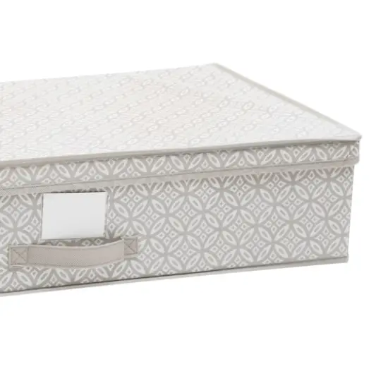 Simplify Gray Boho Under the Bed Storage Box {5}