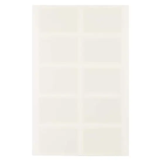 JAM Paper 2" x 3.5" Clear Self-Adhesive Business Card Holders {4}