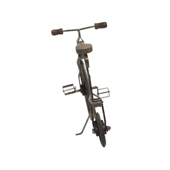 14" Brown Metal Vintage Bicycle {7}