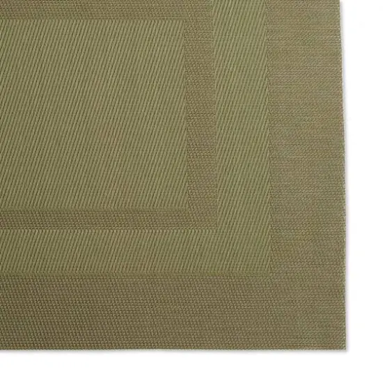 DII&reg; Vinyl Doubleframe Placemats, 6ct. Sage Green {4}