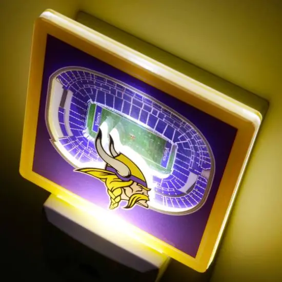 NFL StadiumView Nite Light Minnesota Vikings {5}