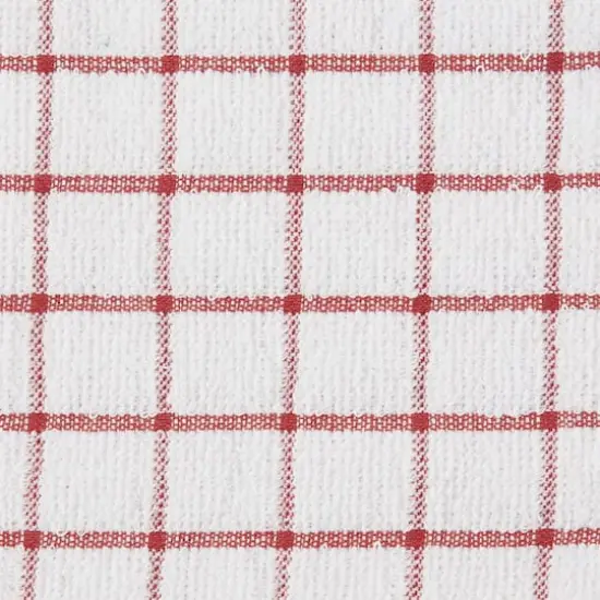 Barn Red Combo Windowpane Dishcloth, 6ct. {4}