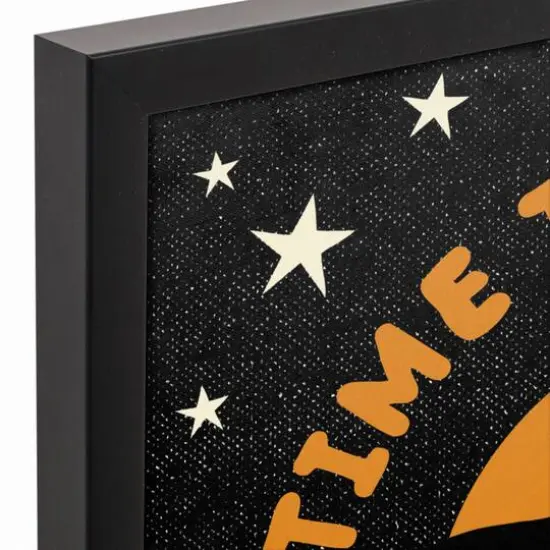 Time to Fly Witches 16" x 16" Black Framed Canvas {3}