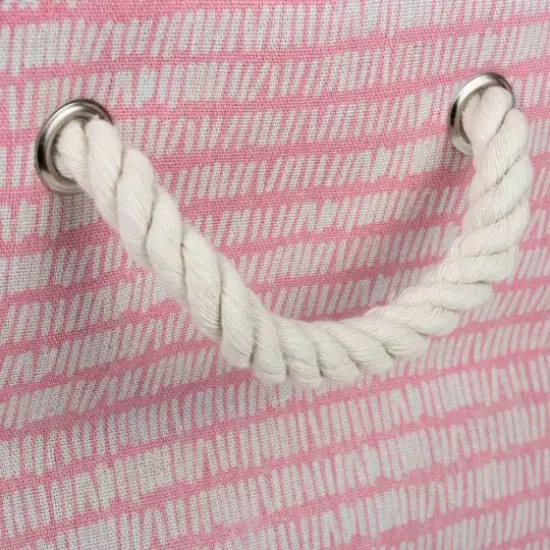 DII&reg; Large Rectangle Pink Sorbet Keeping Score Polyester Bin {3}