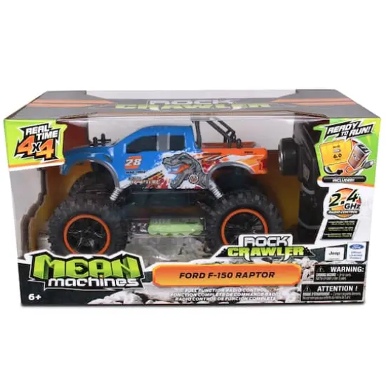 NKOK Mean Machines Rock Crawler RC Blue Ford F-150 Raptor {3}