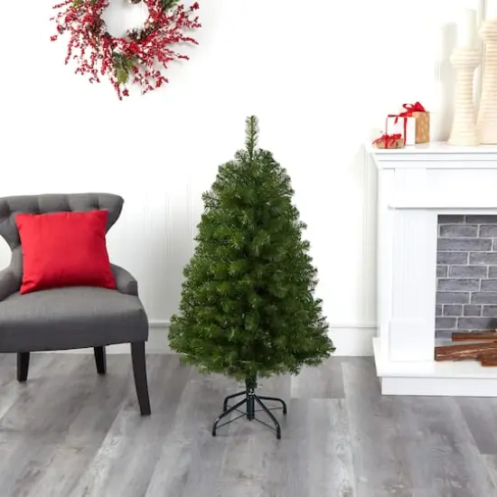 4ft. Pre-Lit Virginia Fir Artificial Christmas Tree, Clear Lights {6}