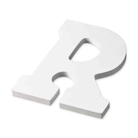 9" White MDF Whimsy Letter by Make Market&reg; R {4}