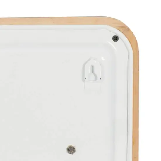 Set of 2 White Metal Farmhouse Wall Decor 14", 10" {6}