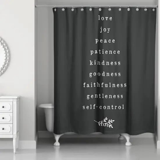 Fruits of the Spirit 71" x 74" Shower Curtain {3}