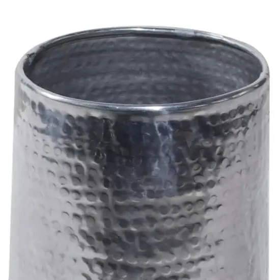 Silver Aluminum Glam Planter Set {4}