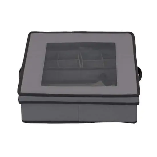 Household Essentials 19" Gray Tabletop Storage Box {9}