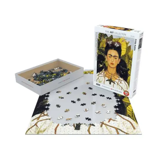 Frida Kahlo - Self-Portrait with Thorn Necklace and Hummingbird: 1000 Pcs {6}