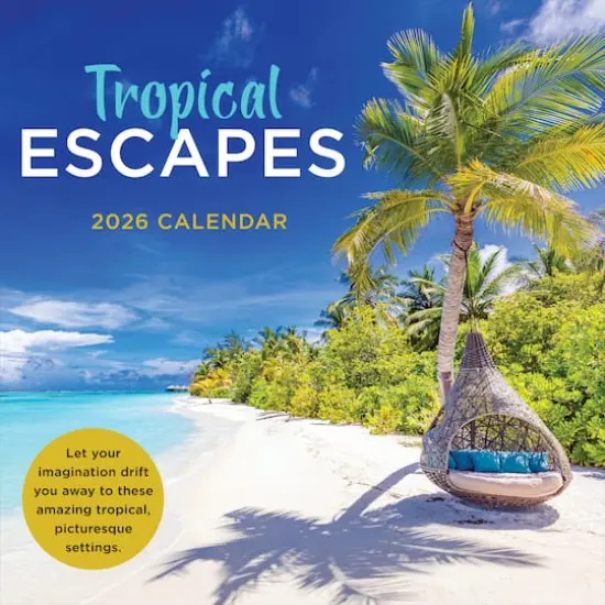 2026 Tropical Escapes Wall Calendar {1}