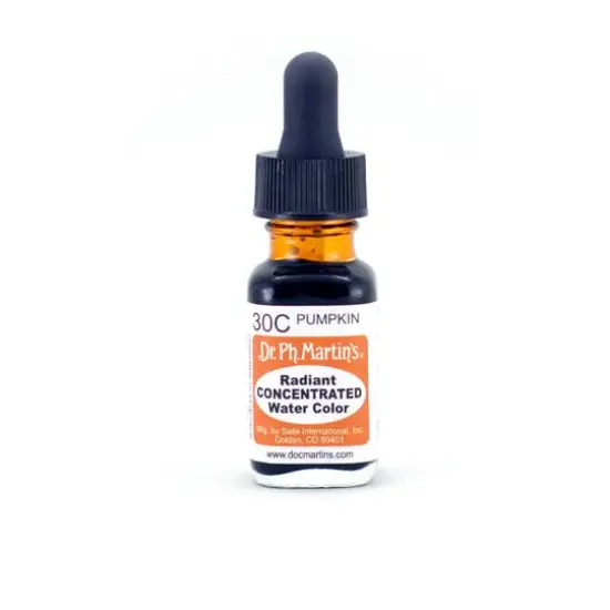 Dr. Ph. Martin's&reg; Radiant Concentrated Watercolor, 0.5oz. 30C Pumpkin {1}
