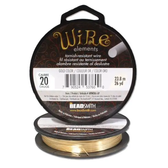 The Beadsmith&reg; Wire&trade; Elements Tarnish-Resistant Wire, 1/4lb. Silver {2}