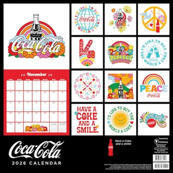 2026 Coke: Harmony Wall Calendar {6}