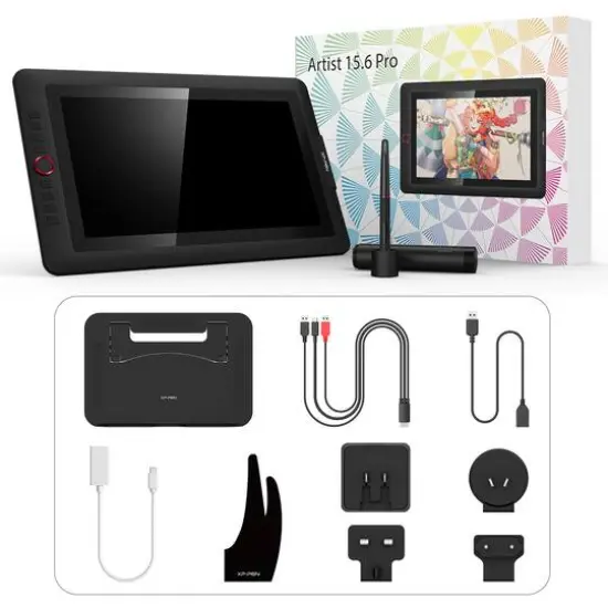 XPPen Artist 15.6 Pro Graphics Drawing Tablet {8}
