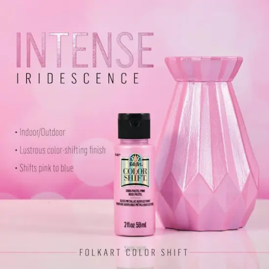 FolkArt&reg; Best Pink Metallic Acrylic Color Set {5}