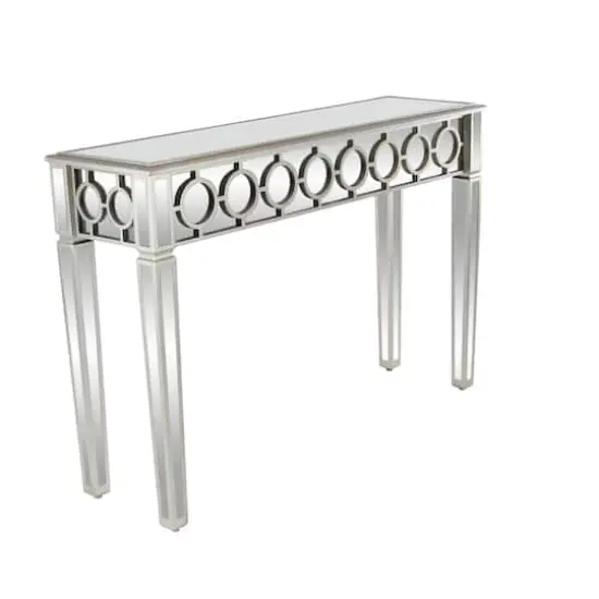Silver Glam Wood Console Table, 32" x 47" {3}