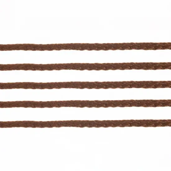 John Bead 4mm Braided Macram&eacute; Cord, 70yd. Mocha {5}
