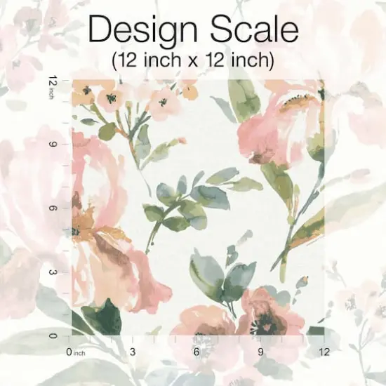 RoomMates Pink Iris Peel & Stick Wallpaper {6}