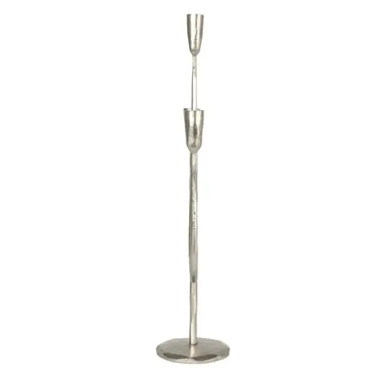 Hello Honey&reg; 21.5" Silver Metal Candelabra {6}