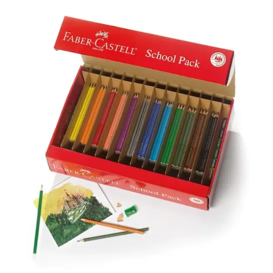 Faber-Castell&reg; Grip Colored EcoPencil School Pack {1}