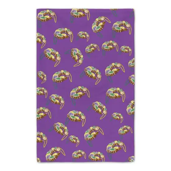 Let Them Eat Cake Mardi Gras Tea Towel Set {6}