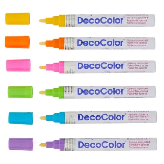 DecoColor&trade; Broad Point Paint Marker, Hot Colors {1}