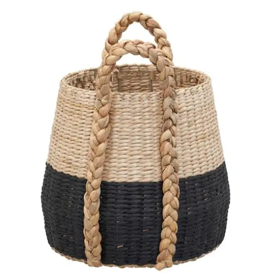 Household Essentials Cattail & Paper Terra Basket Black {8}