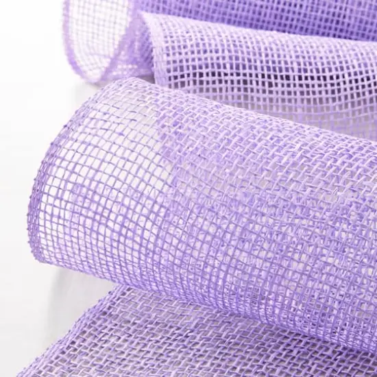 10" x 19ft. Purple Poly Burlap Mesh by Celebrate It&trade; {3}