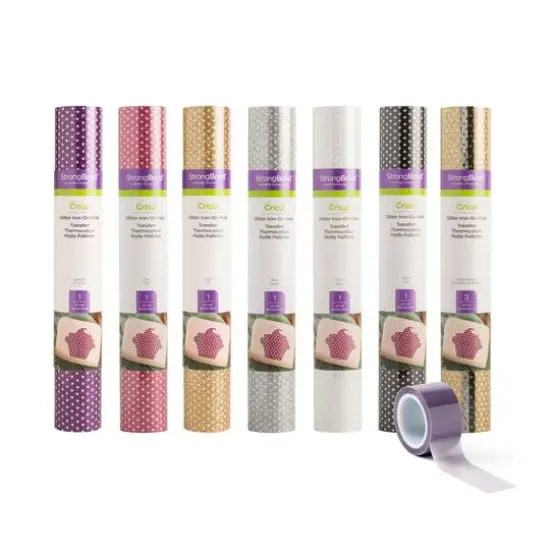 Cricut&reg; Glitter Iron-On Mesh Sampler {1}