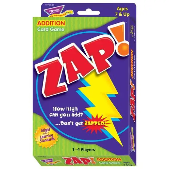 Trend Enterprises&reg; Zap! Addition Card Game {1}
